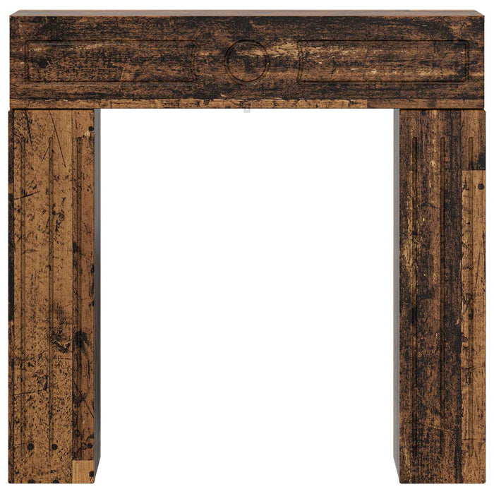 Cadru pentru șemineu Lemn vechi 102 x 18 x 100,5 cm WALTI