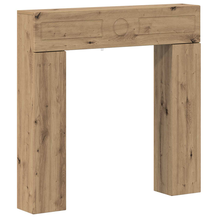 Cadru pentru șemineu Stejar Artizanal 102 x 18 x 100,5 cm WALTI