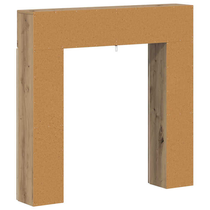 Cadru pentru șemineu Stejar Artizanal 102 x 18 x 100,5 cm WALTI