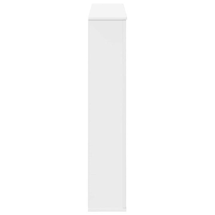 Cadru pentru șemineu Alb 100 x 20 x 100 cm Lemn prelucrat WALTI