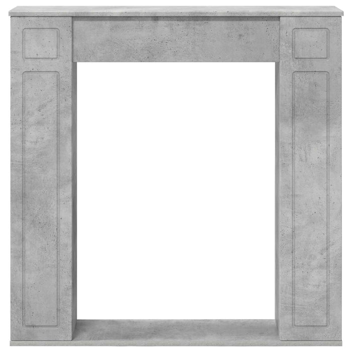 Cadru pentru șemineu Gri Beton 100 x 20 x 100 cm Lemn prelucrat WALTI