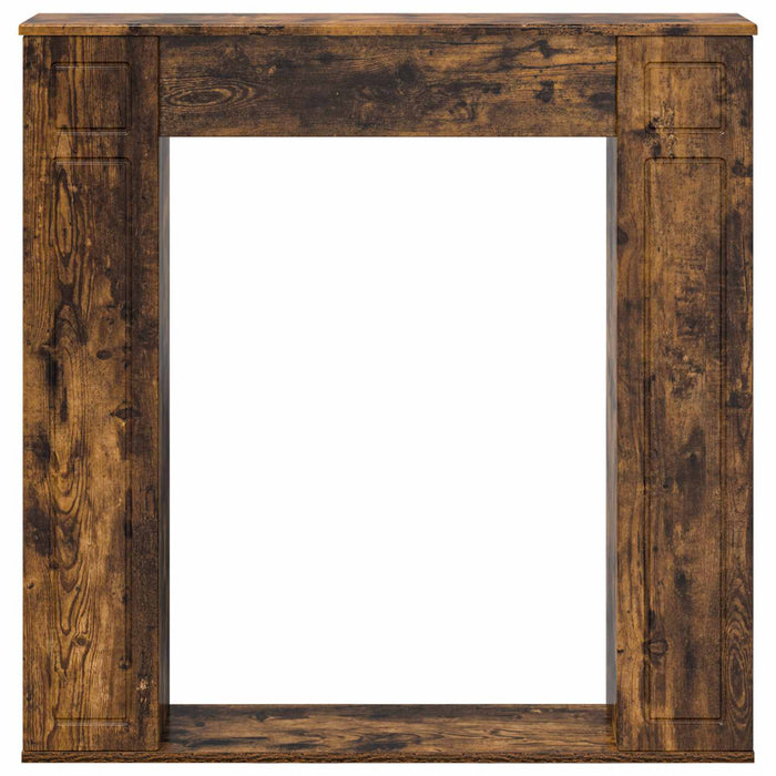 Cadru pentru șemineu Stejar fumuriu 100 x 20 x 100 cm WALTI