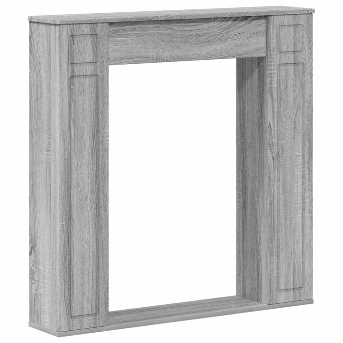 Cadru pentru șemineu Sonoma gri 100 x 20 x 100 cm WALTI