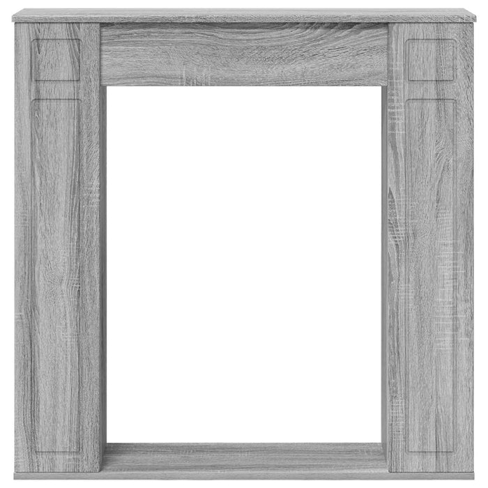 Cadru pentru șemineu Sonoma gri 100 x 20 x 100 cm WALTI