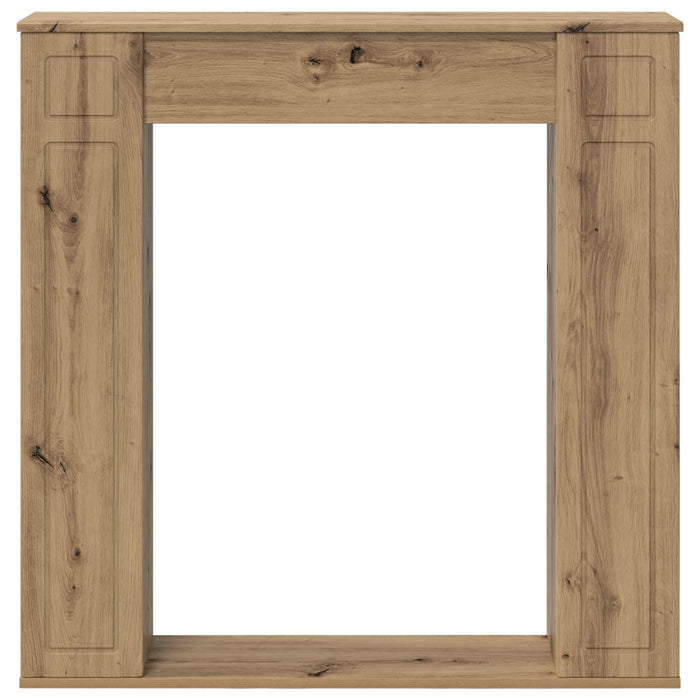 Cadru pentru șemineu Stejar Artizanal 100 x 20 x 100 cm WALTI