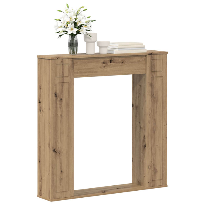 Cadru pentru șemineu Stejar Artizanal 100 x 20 x 100 cm WALTI