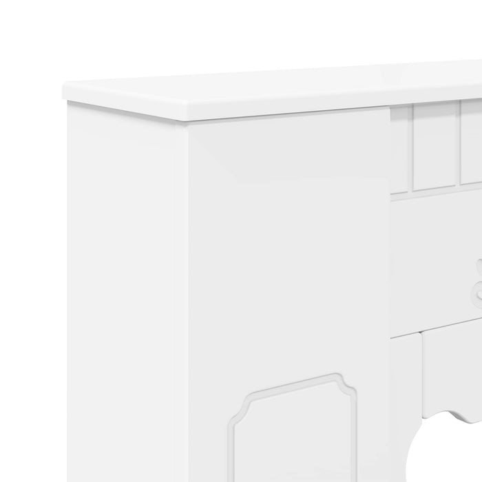 Cadru pentru șemineu Alb 93 x 20 x 89 cm Lemn prelucrat WALTI
