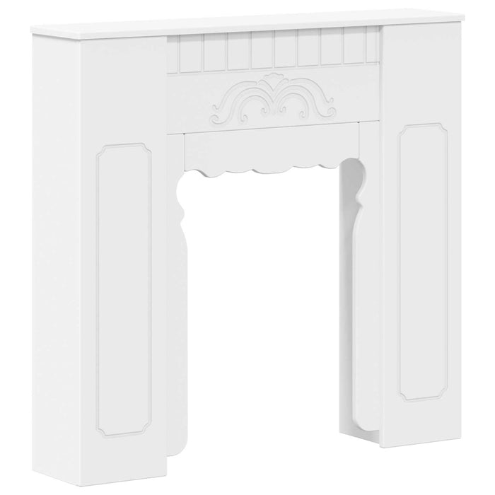 Cadru pentru șemineu Alb 93 x 20 x 89 cm Lemn prelucrat WALTI