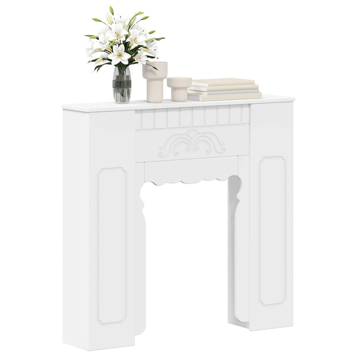 Cadru pentru șemineu Alb 93 x 20 x 89 cm Lemn prelucrat WALTI