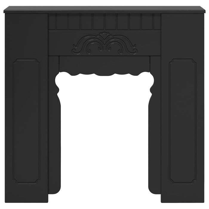Cadru pentru șemineu Negru 93 x 20 x 89 cm Lemn prelucrat WALTI