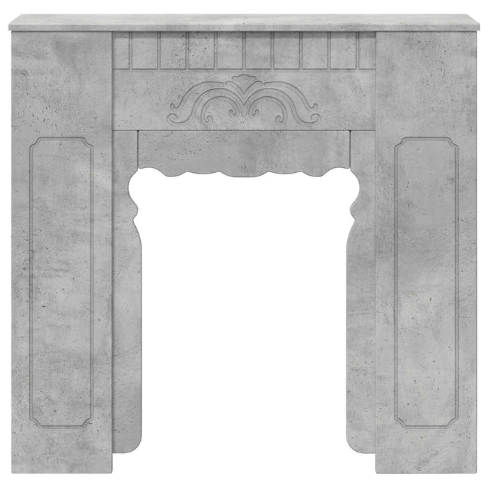 Cadru pentru șemineu Gri Beton 93 x 20 x 89 cm Lemn prelucrat WALTI