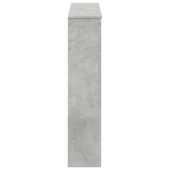 Cadru pentru șemineu Gri Beton 93 x 20 x 89 cm Lemn prelucrat WALTI