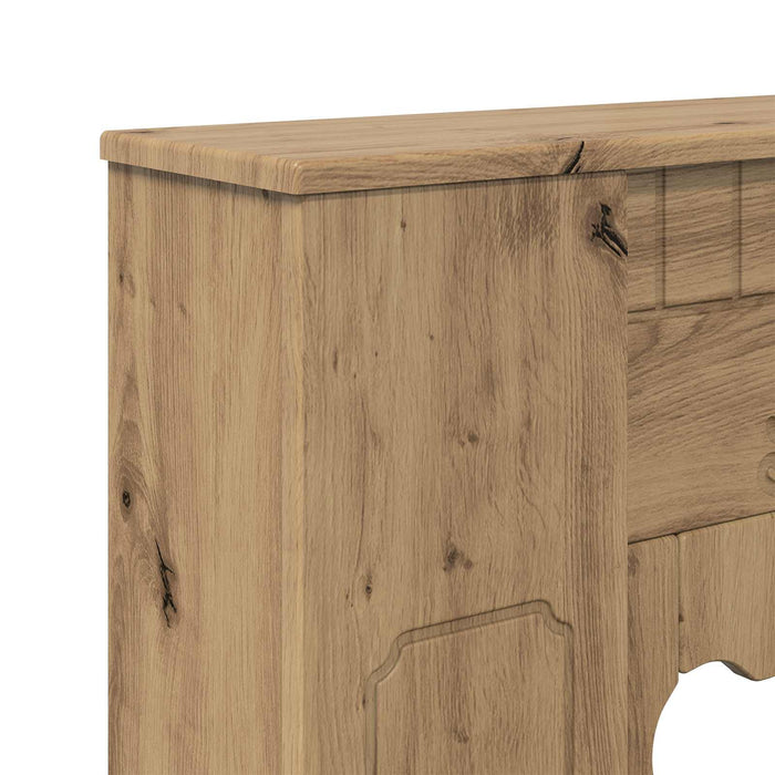 Cadru pentru șemineu Stejar Artizanal 93 x 20 x 89 cm WALTI