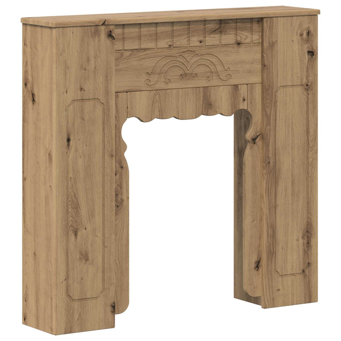 Cadru pentru șemineu Stejar Artizanal 93 x 20 x 89 cm WALTI