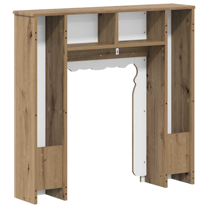 Cadru pentru șemineu Stejar Artizanal 93 x 20 x 89 cm WALTI