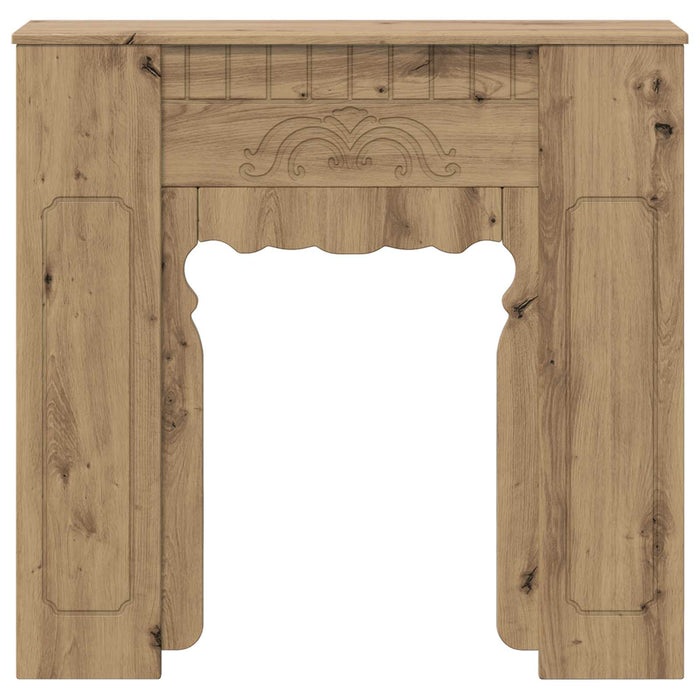 Cadru pentru șemineu Stejar Artizanal 93 x 20 x 89 cm WALTI