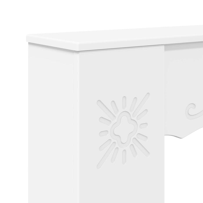 Cadru pentru șemineu Alb 102 x 20 x 102 cm Lemn prelucrat WALTI