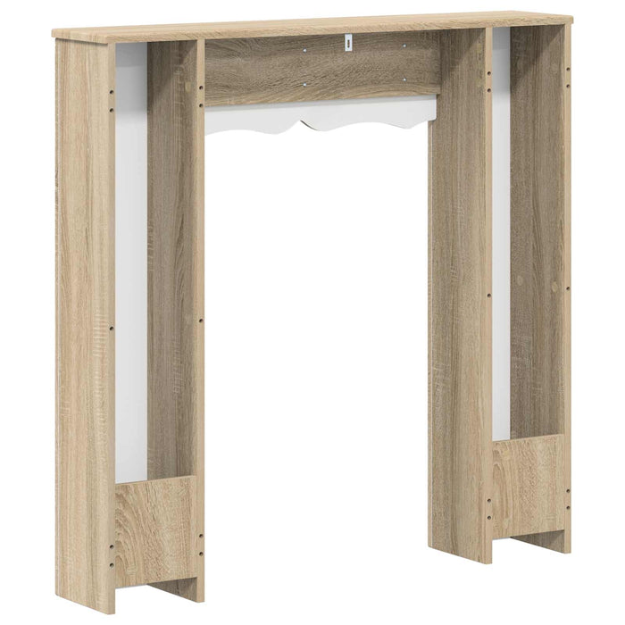 Cadru pentru șemineu Stejar Sonoma 102 x 20 x 102 cm WALTI