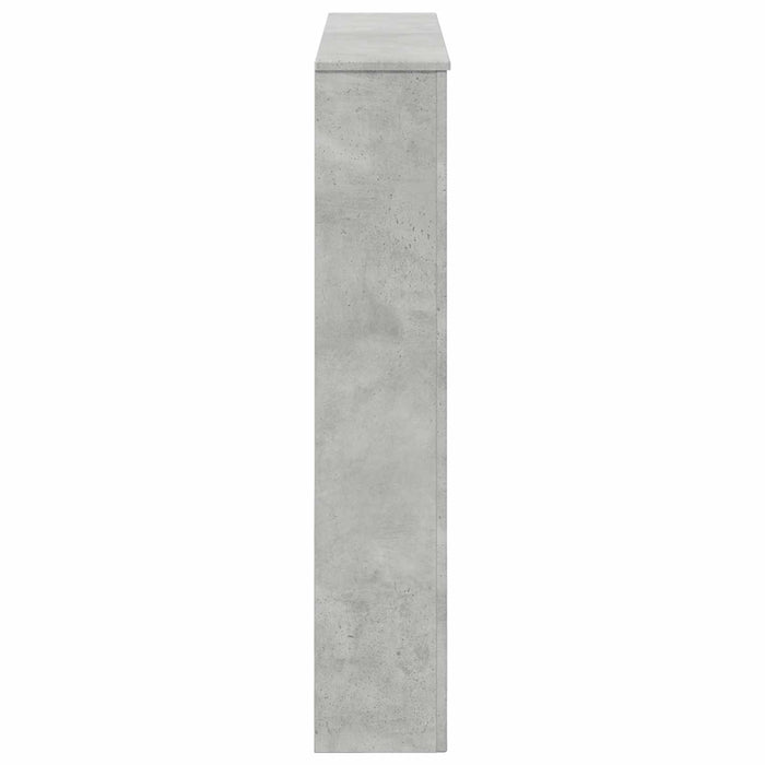 Cadru pentru șemineu Gri Beton 102 x 20 x 102 cm Lemn prelucrat WALTI