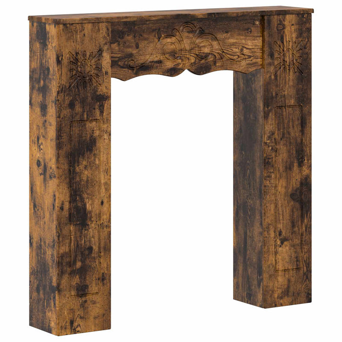 Cadru pentru șemineu Stejar fumuriu 102 x 20 x 102 cm WALTI