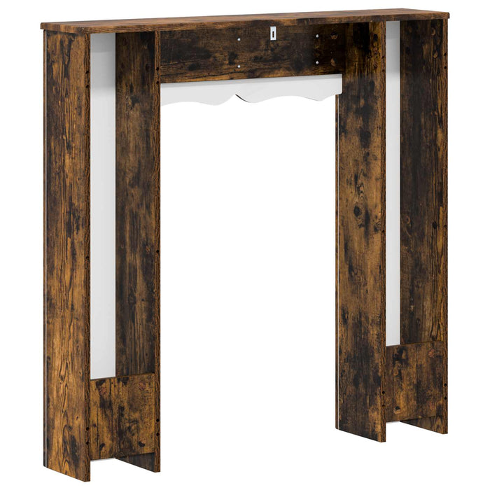 Cadru pentru șemineu Stejar fumuriu 102 x 20 x 102 cm WALTI
