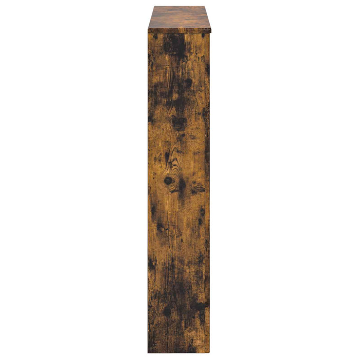 Cadru pentru șemineu Stejar fumuriu 102 x 20 x 102 cm WALTI