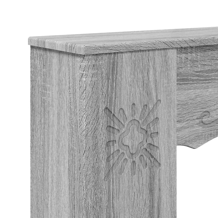 Cadru pentru șemineu Sonoma gri 102 x 20 x 102 cm WALTI