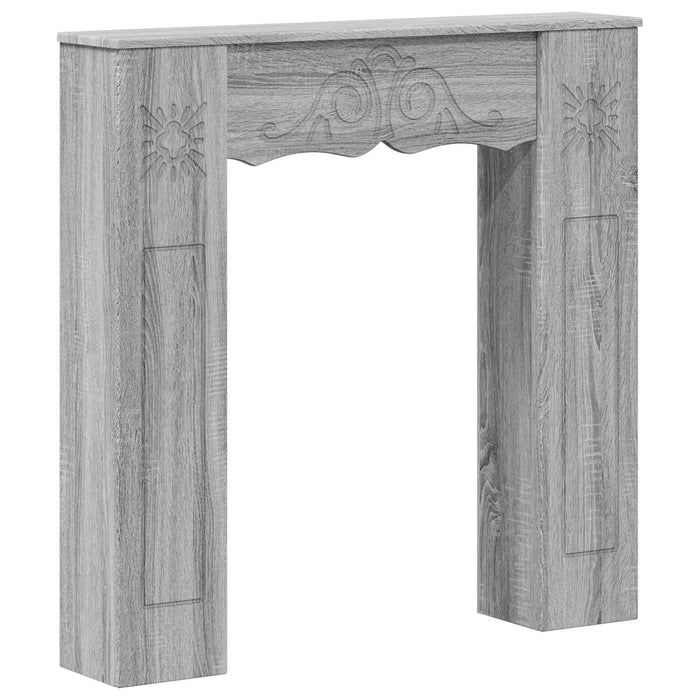 Cadru pentru șemineu Sonoma gri 102 x 20 x 102 cm WALTI