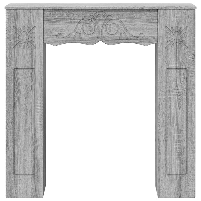 Cadru pentru șemineu Sonoma gri 102 x 20 x 102 cm WALTI