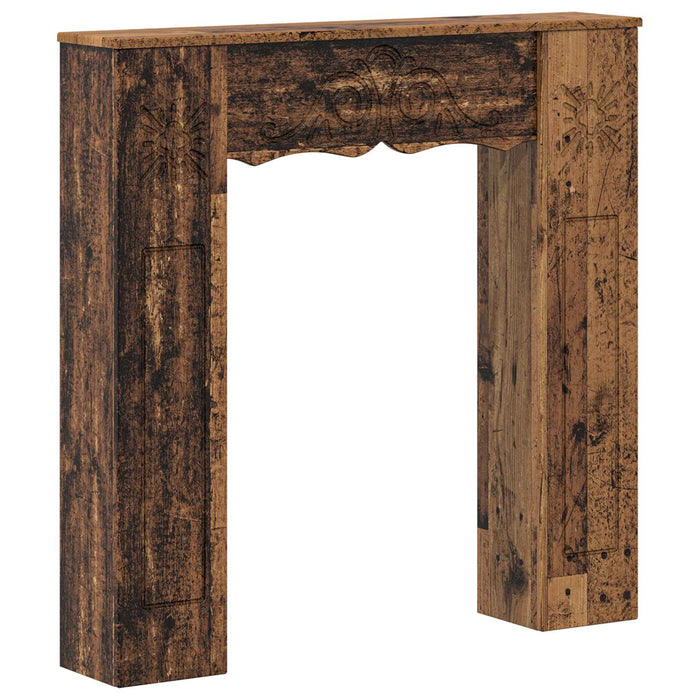 Cadru pentru șemineu Lemn vechi 102 x 20 x 102 cm WALTI