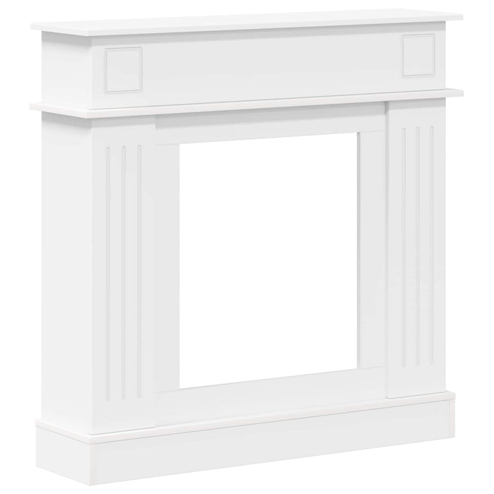 Cadru pentru șemineu Alb 102 x 26 x 100 cm Lemn prelucrat WALTI