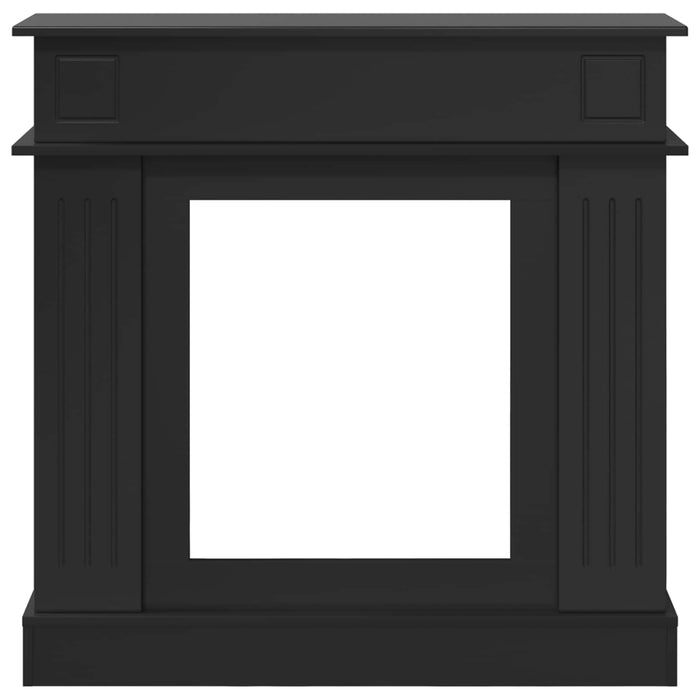 Cadru pentru șemineu Negru 102 x 26 x 100 cm Lemn prelucrat WALTI