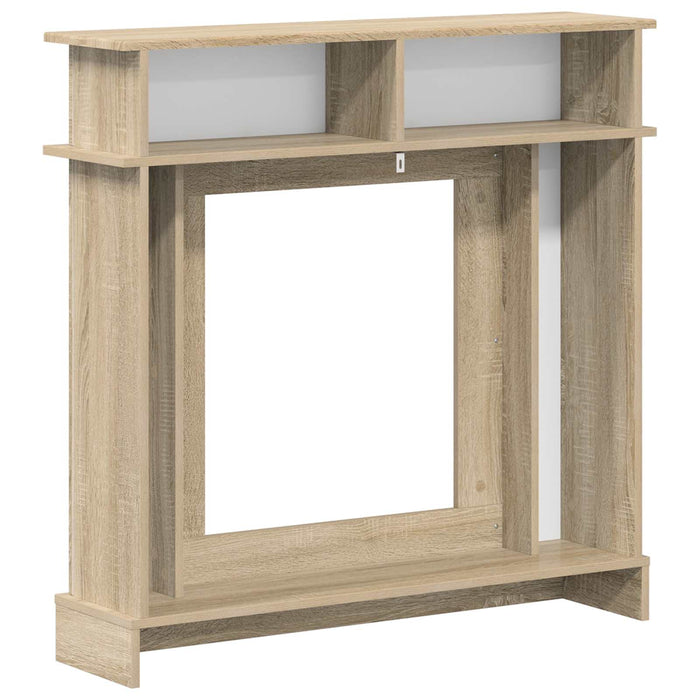 Cadru pentru șemineu Stejar Sonoma 102 x 26 x 100 cm WALTI