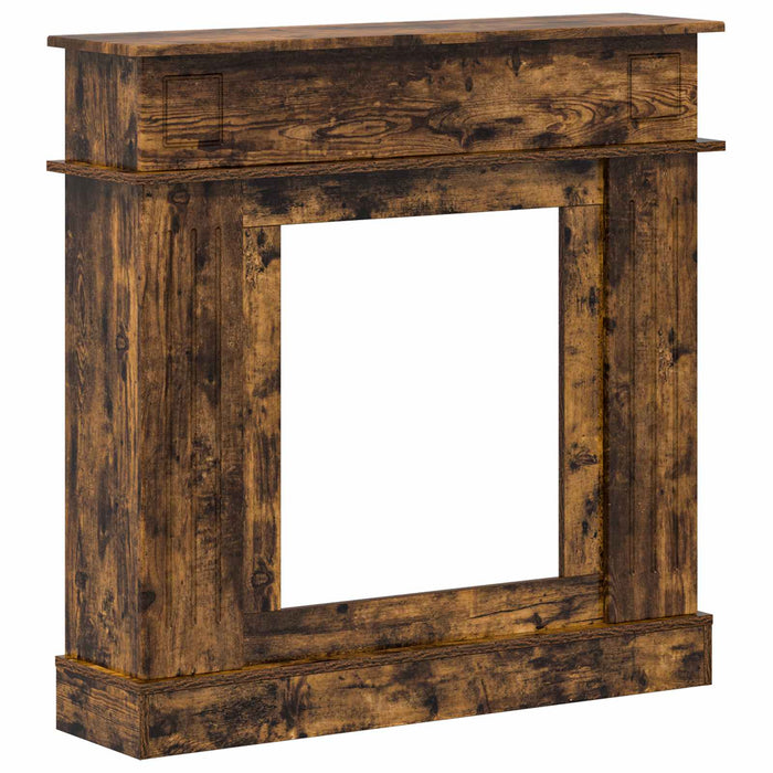 Cadru pentru șemineu Stejar fumuriu 102 x 26 x 100 cm WALTI