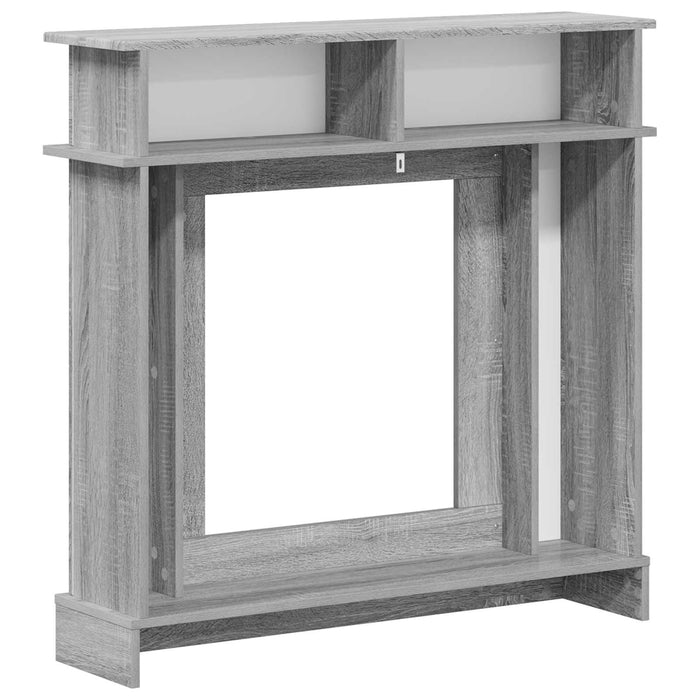 Cadru pentru șemineu Sonoma gri 102 x 26 x 100 cm WALTI