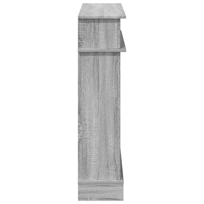 Cadru pentru șemineu Sonoma gri 102 x 26 x 100 cm WALTI
