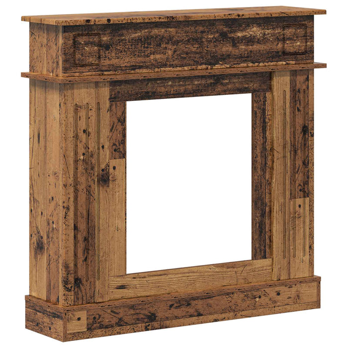 Cadru pentru șemineu Lemn vechi 102 x 26 x 100 cm WALTI