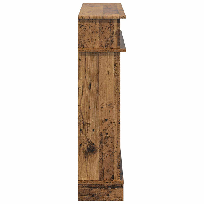 Cadru pentru șemineu Lemn vechi 102 x 26 x 100 cm WALTI