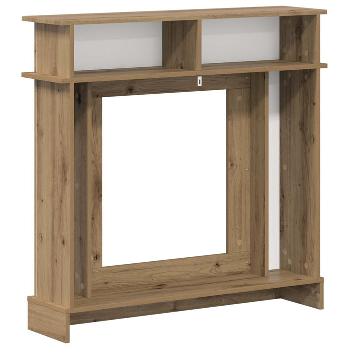 Cadru pentru șemineu Stejar Artizanal 102 x 26 x 100 cm WALTI