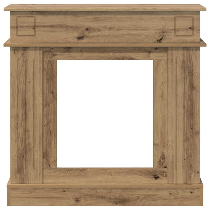 Cadru pentru șemineu Stejar Artizanal 102 x 26 x 100 cm WALTI
