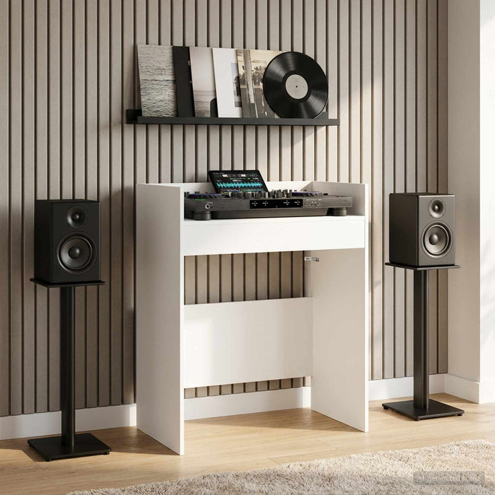 Masă DJ Alb 82 x 45 x 102 cm Lemn prelucrat WALTI