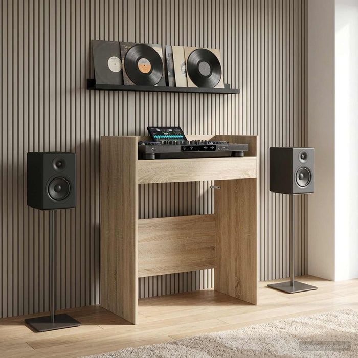 Masă DJ Stejar Sonoma 82 x 45 x 102 cm Lemn prelucrat WALTI