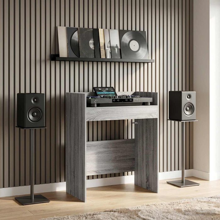 Masă DJ Sonoma gri 82 x 45 x 102 cm Lemn prelucrat WALTI