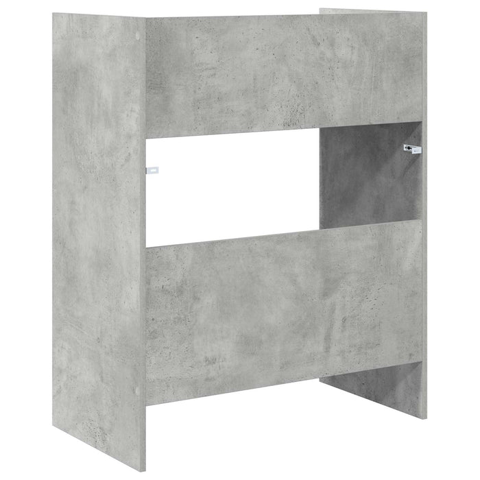 Masă DJ Gri Beton 62 x 45 x 102 cm Lemn prelucrat WALTI