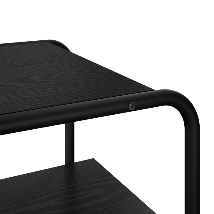 Masă de consolă Stejar Negru 80 x 42,5 x 70 cm Lemn prelucrat WALTI