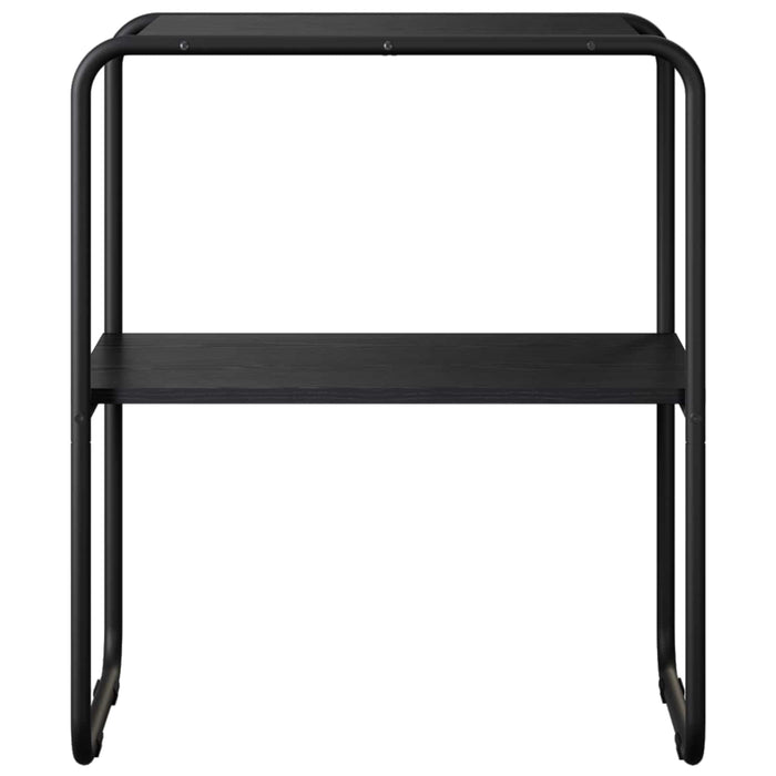 Masă de consolă Stejar Negru 80 x 42,5 x 70 cm Lemn prelucrat WALTI