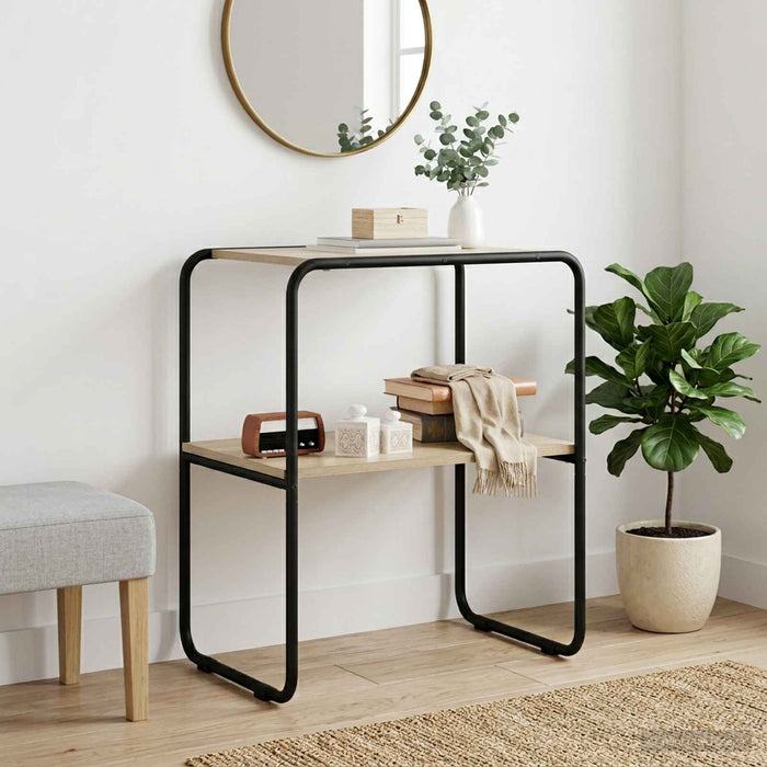 Masă de consolă Stejar Sonoma 80 x 42,5 x 70 cm Lemn prelucrat WALTI