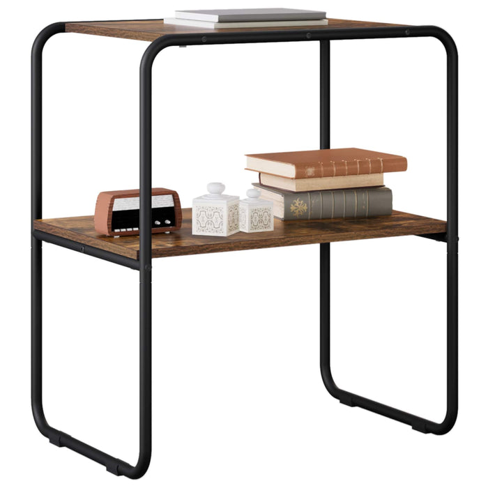 Masă de consolă Stejar fumuriu 80 x 42,5 x 70 cm Lemn prelucrat WALTI