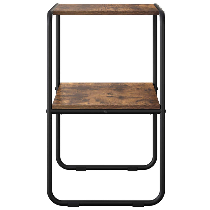 Masă de consolă Stejar fumuriu 80 x 42,5 x 70 cm Lemn prelucrat WALTI