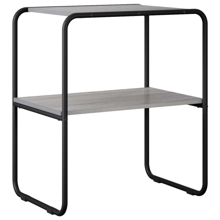 Masă de consolă Sonoma gri 80 x 42,5 x 70 cm Lemn prelucrat WALTI